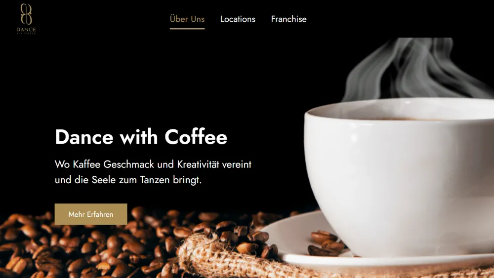 dancewithcoffee - Thiết kế và xây dựng website